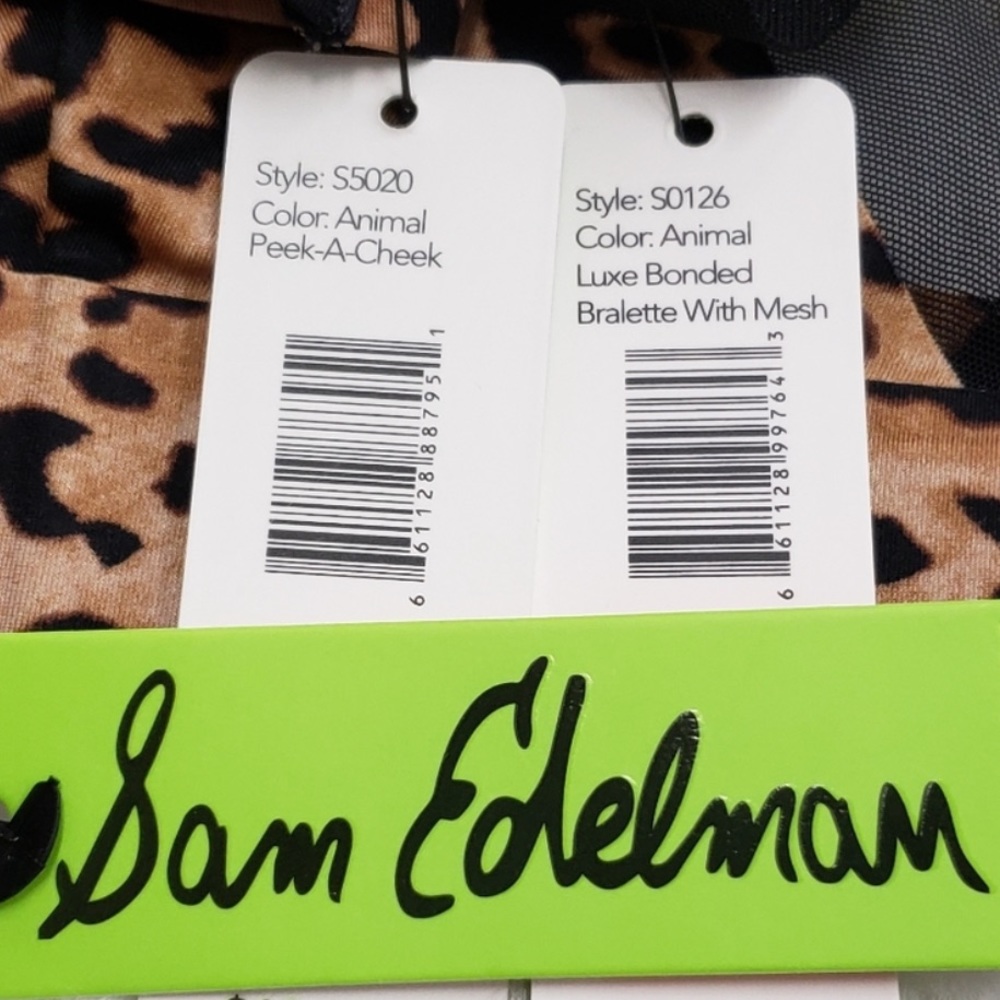 LAST ONE! Sam Edelman Leopard Bra Pantie Set - Picture 6 of 6